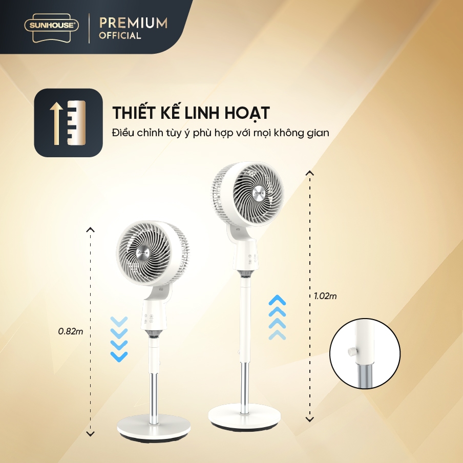 Quạt đứng tuần hoàn không khí Sunhouse Apex APF7320W | BigBuy360 - bigbuy360.vn