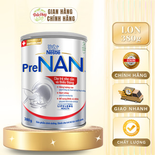 Sữa bột nestle pre nan 380g dành dành cho trẻ nhẹ cân thiếu tháng
