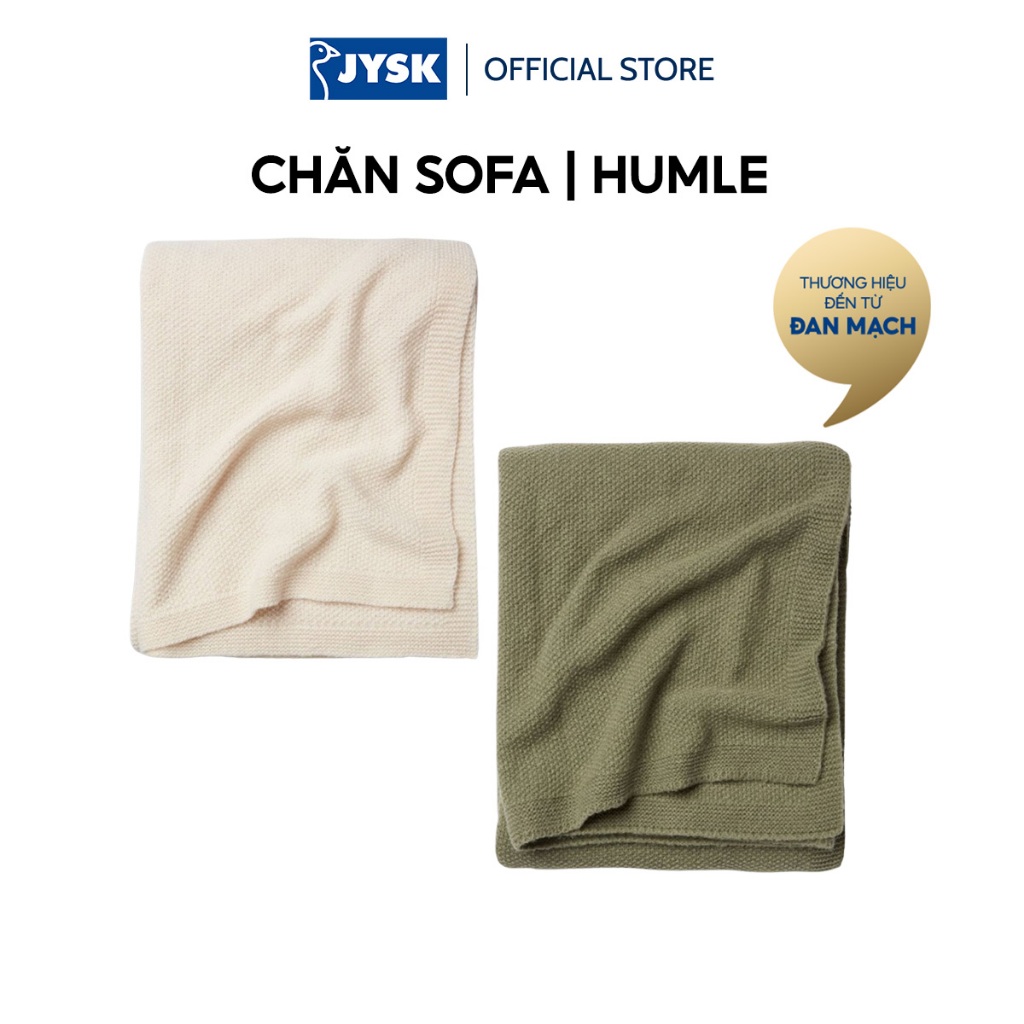 Chăn sofa | JYSK HUMLE | polyester | nhiều màu | R130xD170cm