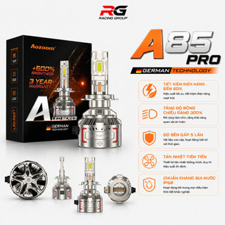 Bóng LED Aozoom A85 Pro 85W 6000K Cắm Zin Siêu Sáng