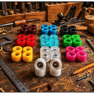 68D polyurethane fingerboard wheels for finger skateboards with bearing Abec -9 - Bánh xe Ván Trượt Ngón Tay có vòng bi
