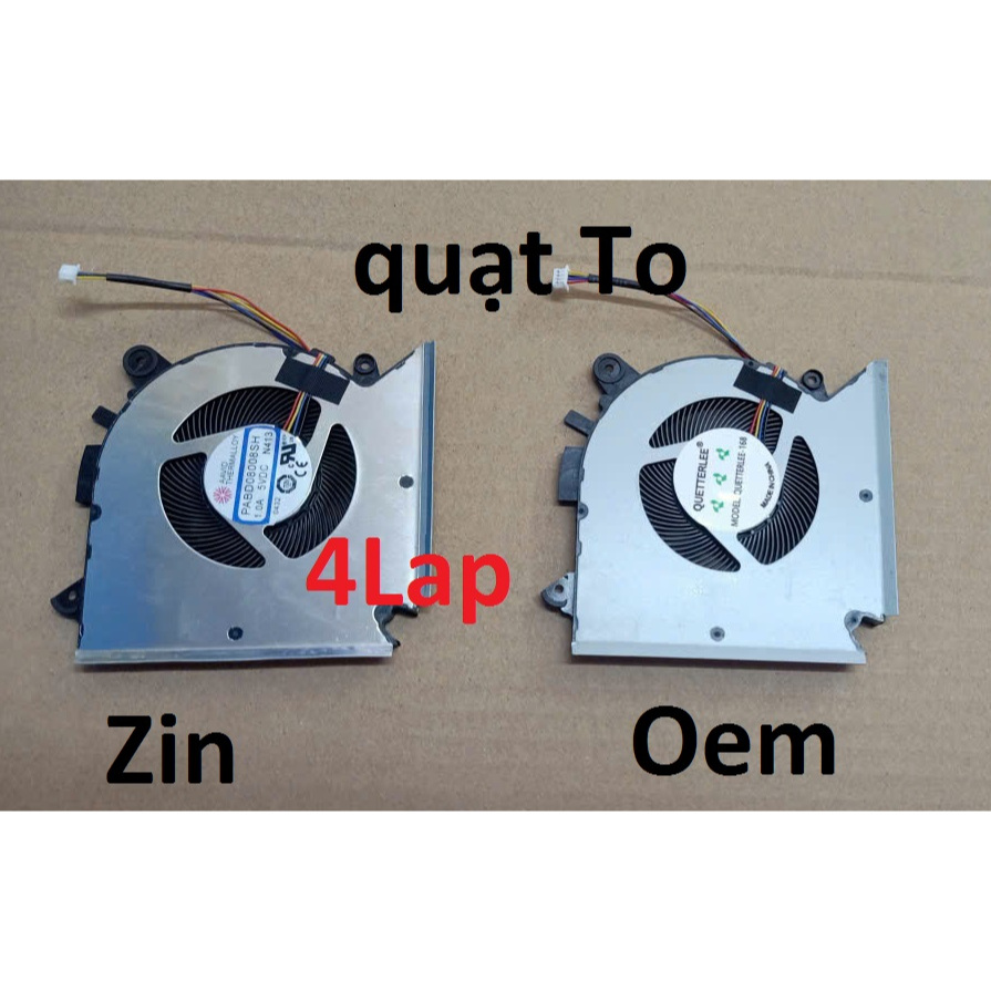 Thay Quạt tản nhiệt CPU Laptop MSI GF63 8RC GF63 8RD GF63VR MS-16R1 MS-16R2 MSI GF63 Thin GF63 9RCX-