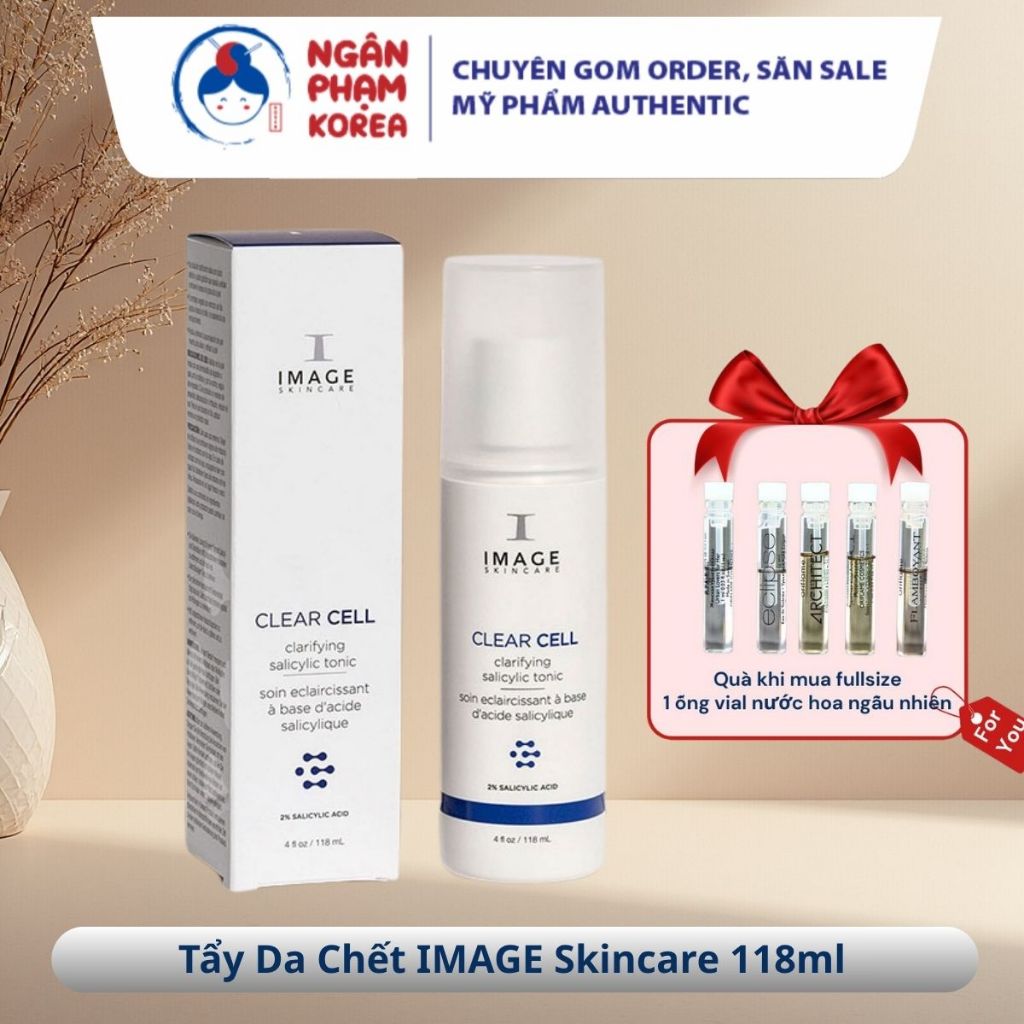 [Hàng Công Ty] Tẩy Da Chết IMAGE Skincare CLEAR CELL Clarifying Salicylic Tonic 118ml -Toner BHA & A