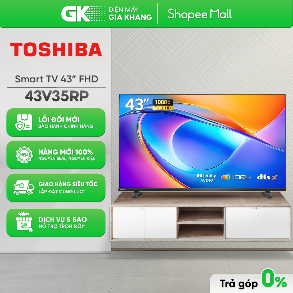 43E31MP | 43V35RP 43 Inch - 32V35RP 32 Inch Smart Tivi Toshiba [Freeship HCM]