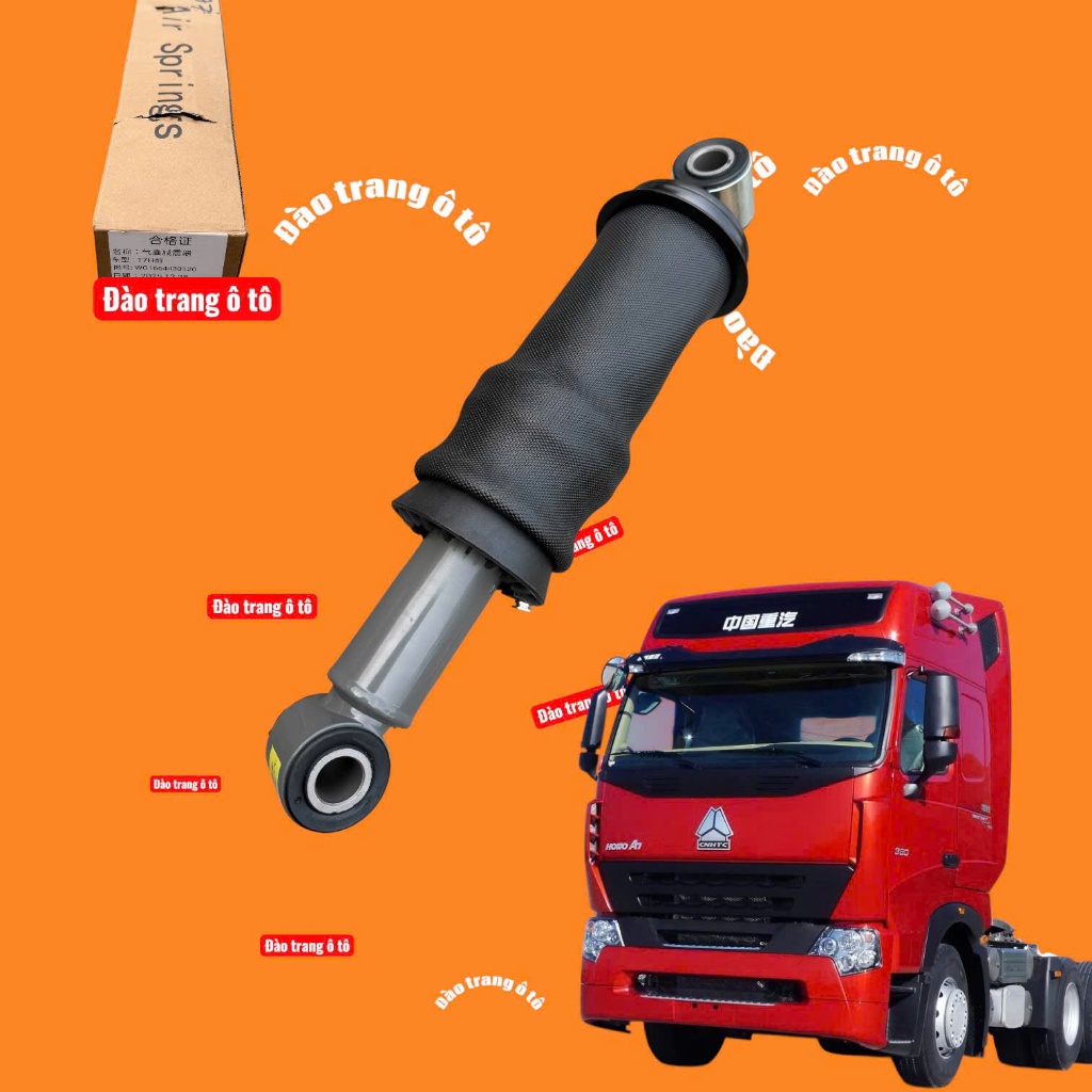 Giảm sóc cho howo a7 hệ thống giảm sóc bóng hơi xe ô tô howo đầu kéo T7H WG1664430120