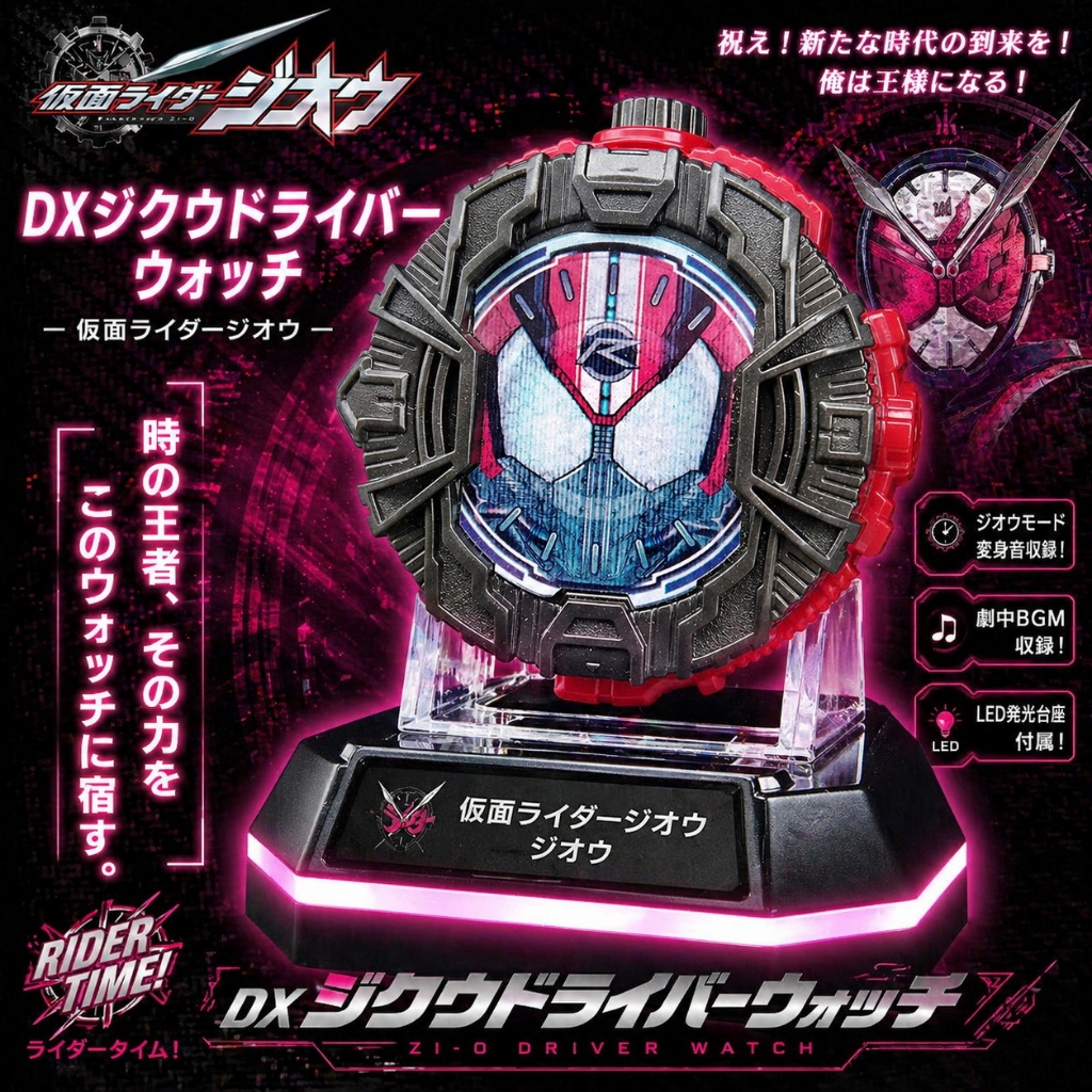 Đồ chơi bandai Thời Vương Zi-O DX kamen rider watch Zio chính hãng 2065 nf2 60