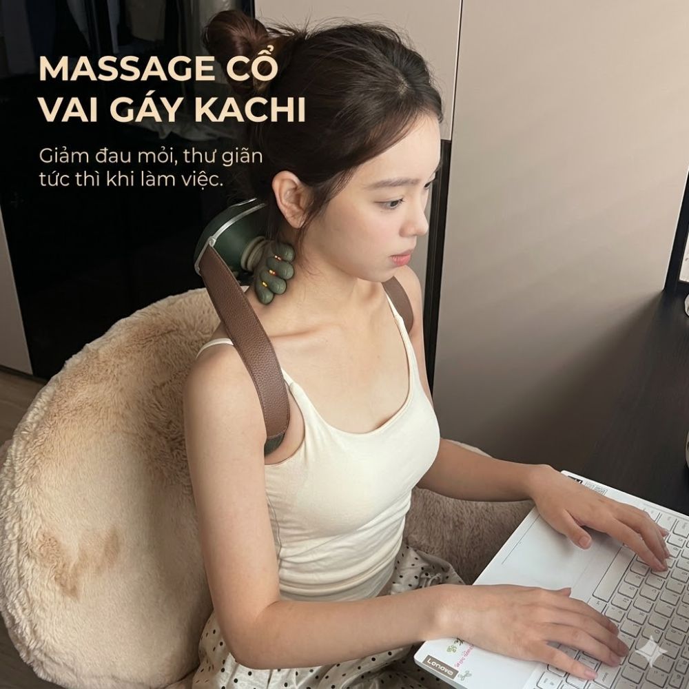 Máy Massage Cổ Vai Gáy Kachi MK449