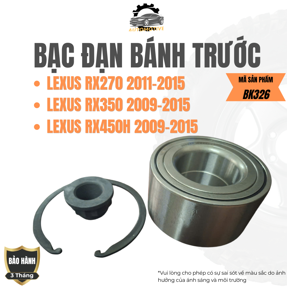 Bạc Đạn(Bi moay ơ)Bánh Trước,Lexus RX270 2011-2015-Lexus RX350 2009-2015-Lexus RX450H 2009-2015,KT45