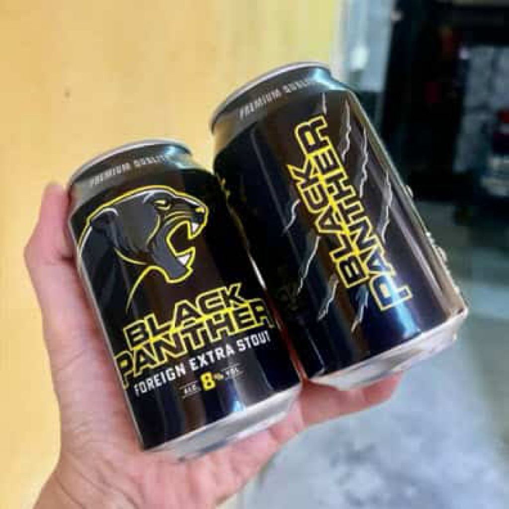 Thùng 24 lon bia Black Panther Cambodia 330ml