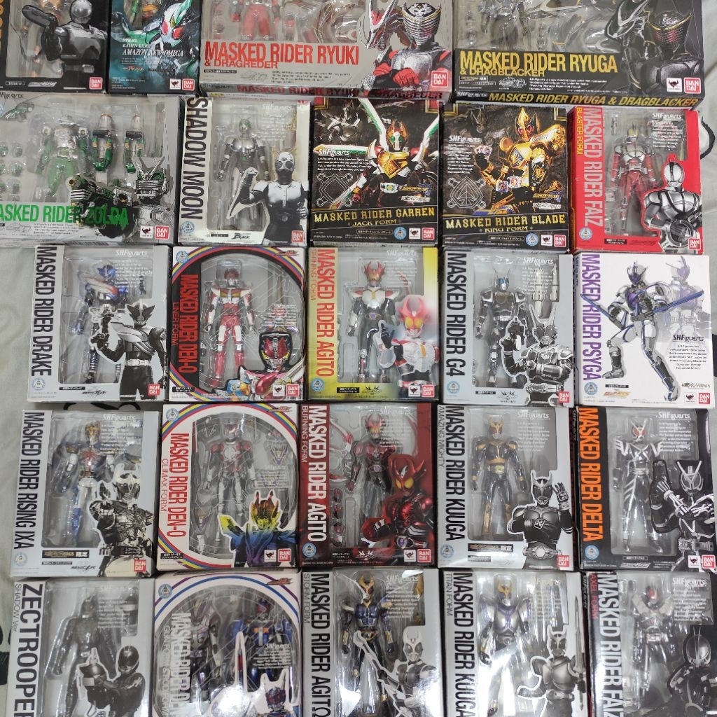 SHFiguarts - Đồ chơi mô hình hiệp sĩ mặt nạ SHF Heisei Kamen Rider Decade / Kuuga / Agito / Kabuto