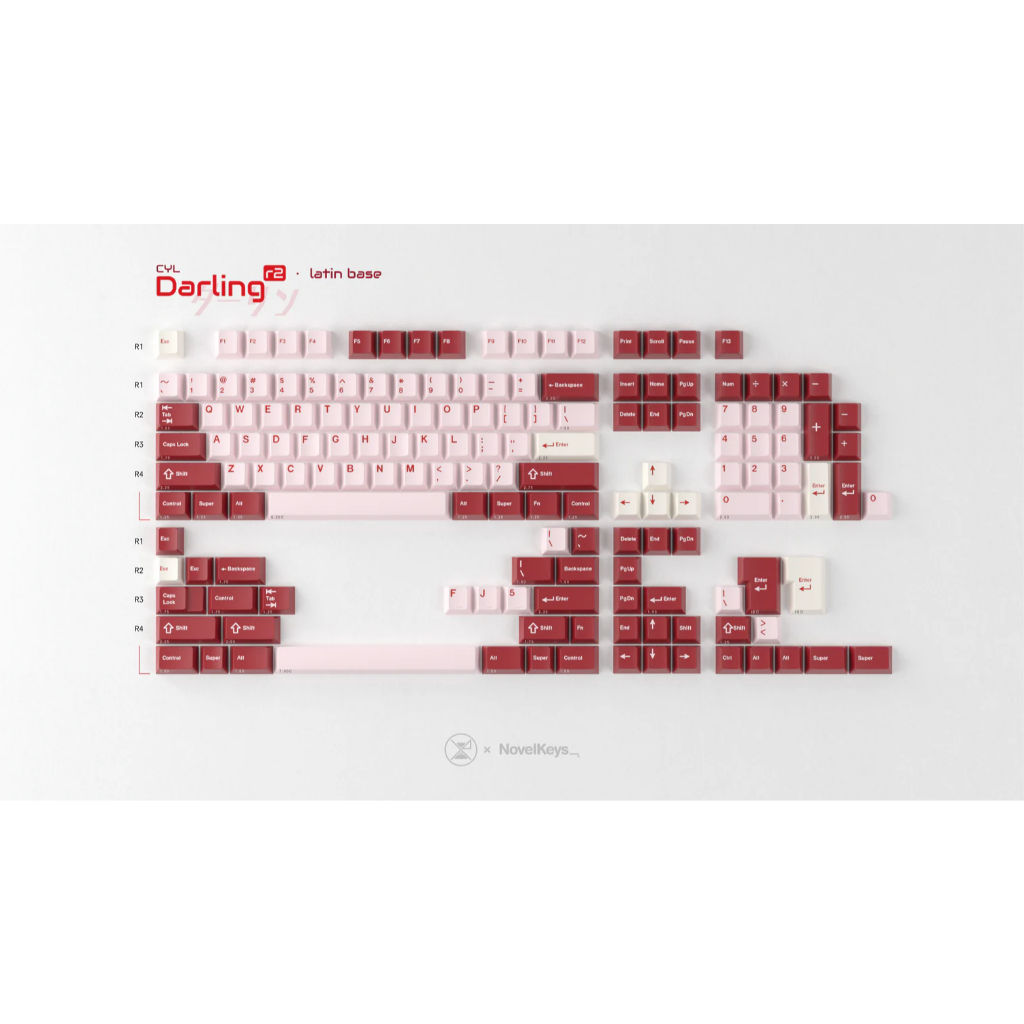 Bộ keycap GMK Darling (Đơn Ngữ)