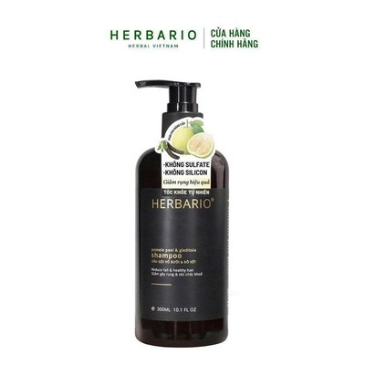 Dầu gội vỏ bưởi và bồ kết Herbario 300ml