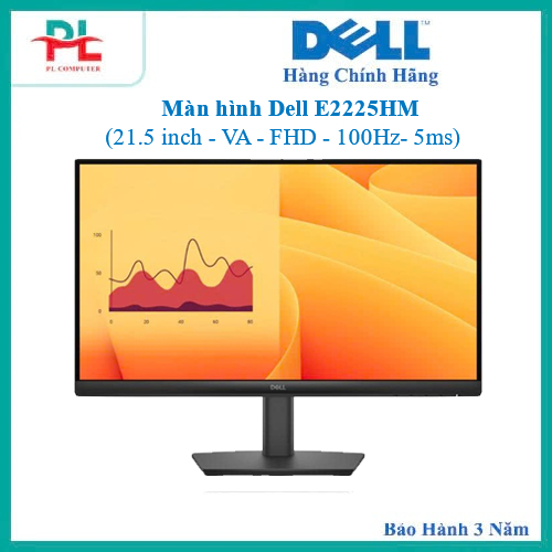 Màn Hình DELL E2225HM (VA/100Hz/VGA/HDMI /DPort )  - Hàng Chính Hãng ( Bảo Hành 36 Tháng)