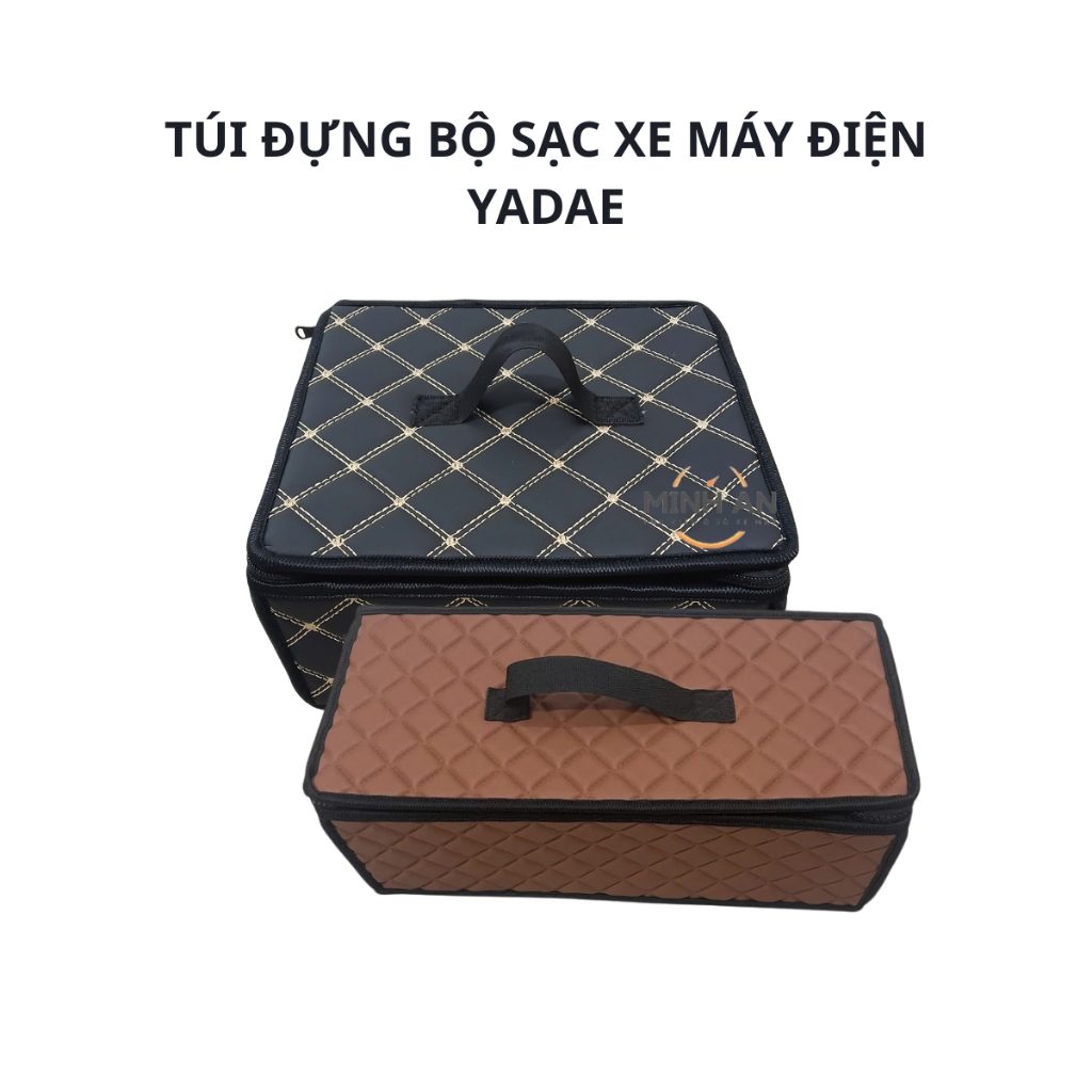 Túi Đựng Bộ Sạc Yadea Velax U Velax H+ Osta H+ Ova Voltguard Da PU Cao Cấp Chống Trầy Bảo Vệ Bộ Sạc