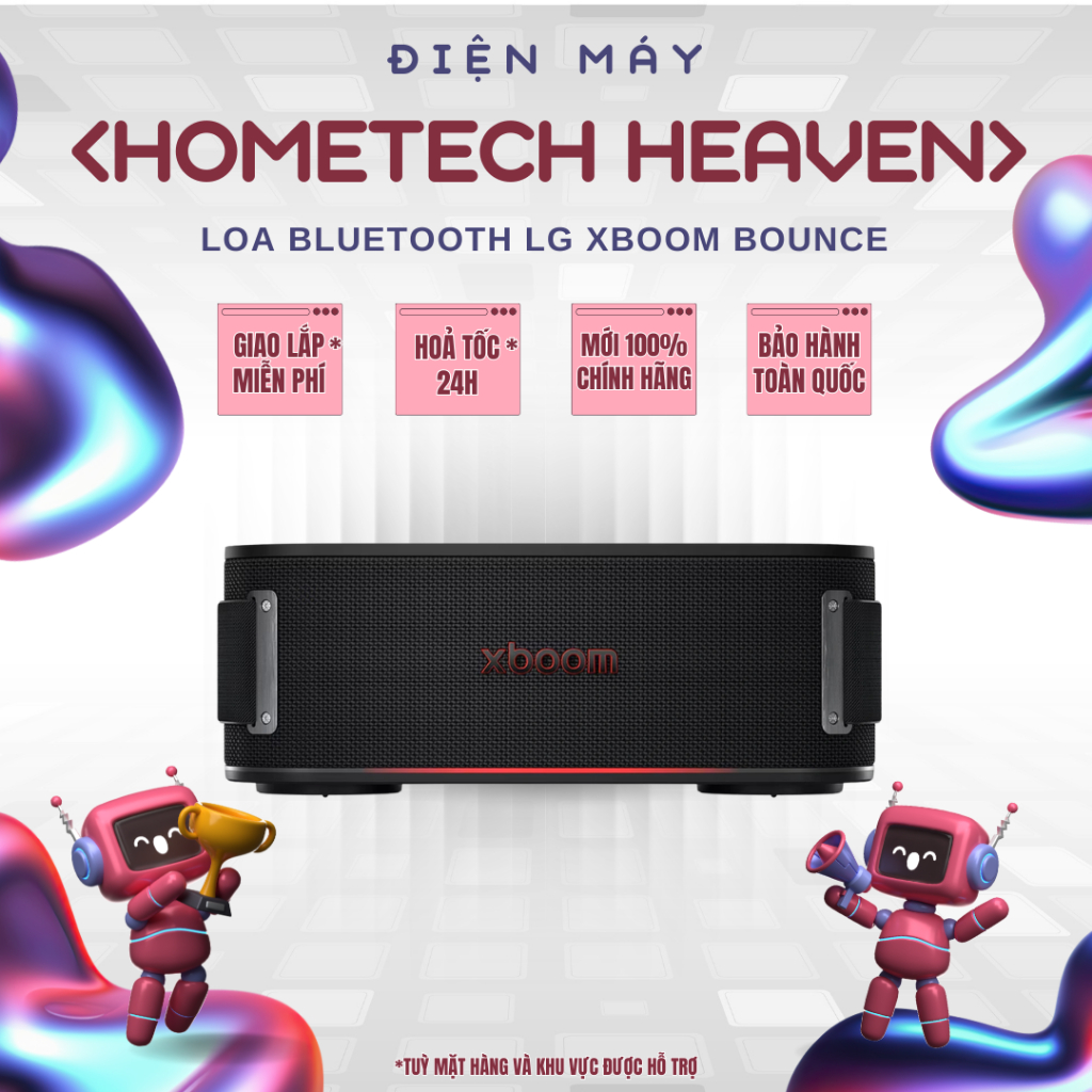 [GIAO TOÀN QUỐC] Loa Bluetooth LG xboom Bounce 30W - CHÍNH HÃNG, chống nước IP67