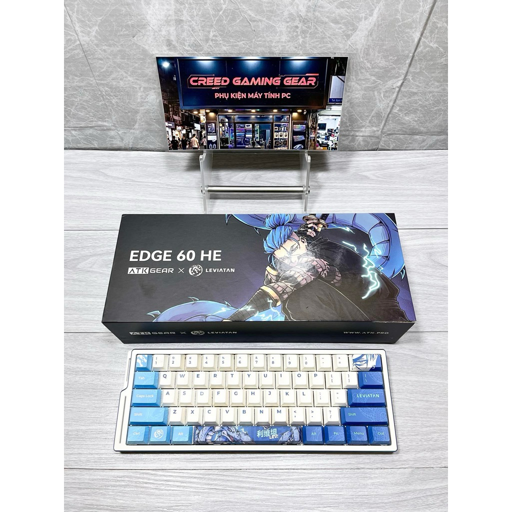Bàn phím cơ rapid trigger ATK EDGE 60 HE LEVIATAN Esports Magnetic Collaboration - Creedshop