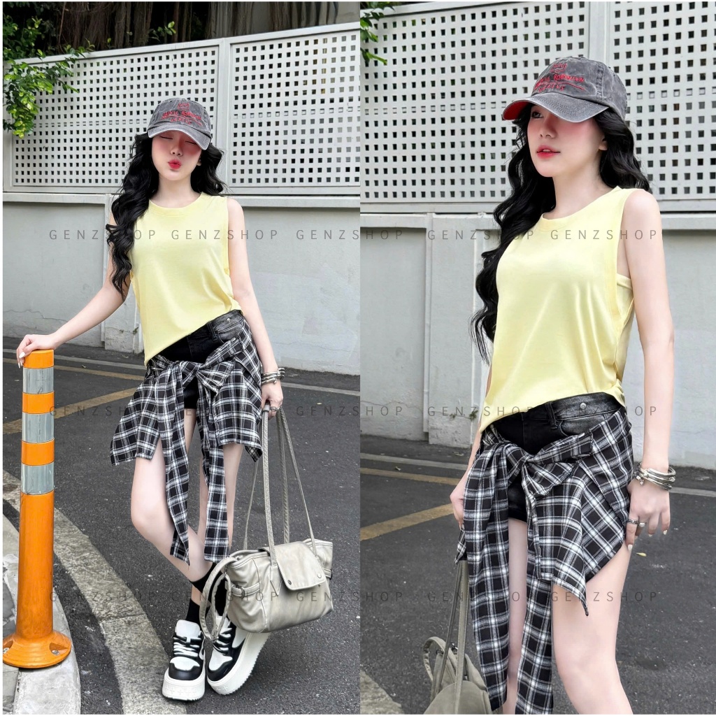 [Genzshop] Tanktop Daily Vibe Thoáng Mát Thoải Mái Mùa Hè | BigBuy360 - bigbuy360.vn