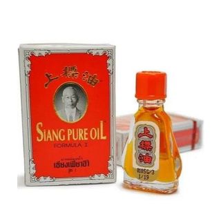 Dầu Siang Pure Oil Formula I giảm triệu chứng cảm lạnh, nhức đầu, chóng mặt, ngạt mũi 3cc