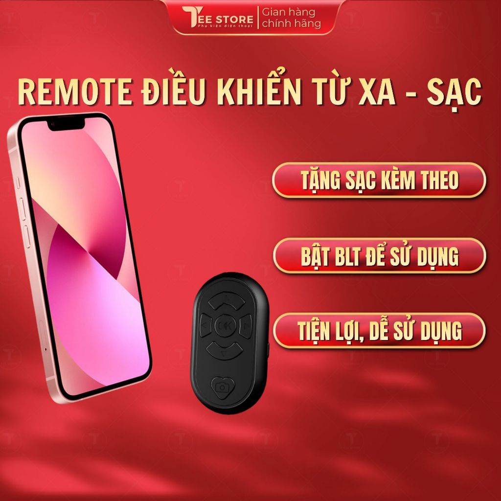 Remote lướt TikTok Bluetooth rảnh tay, điều khiển lướt video YouTube chụp ảnh quay video - NLTT