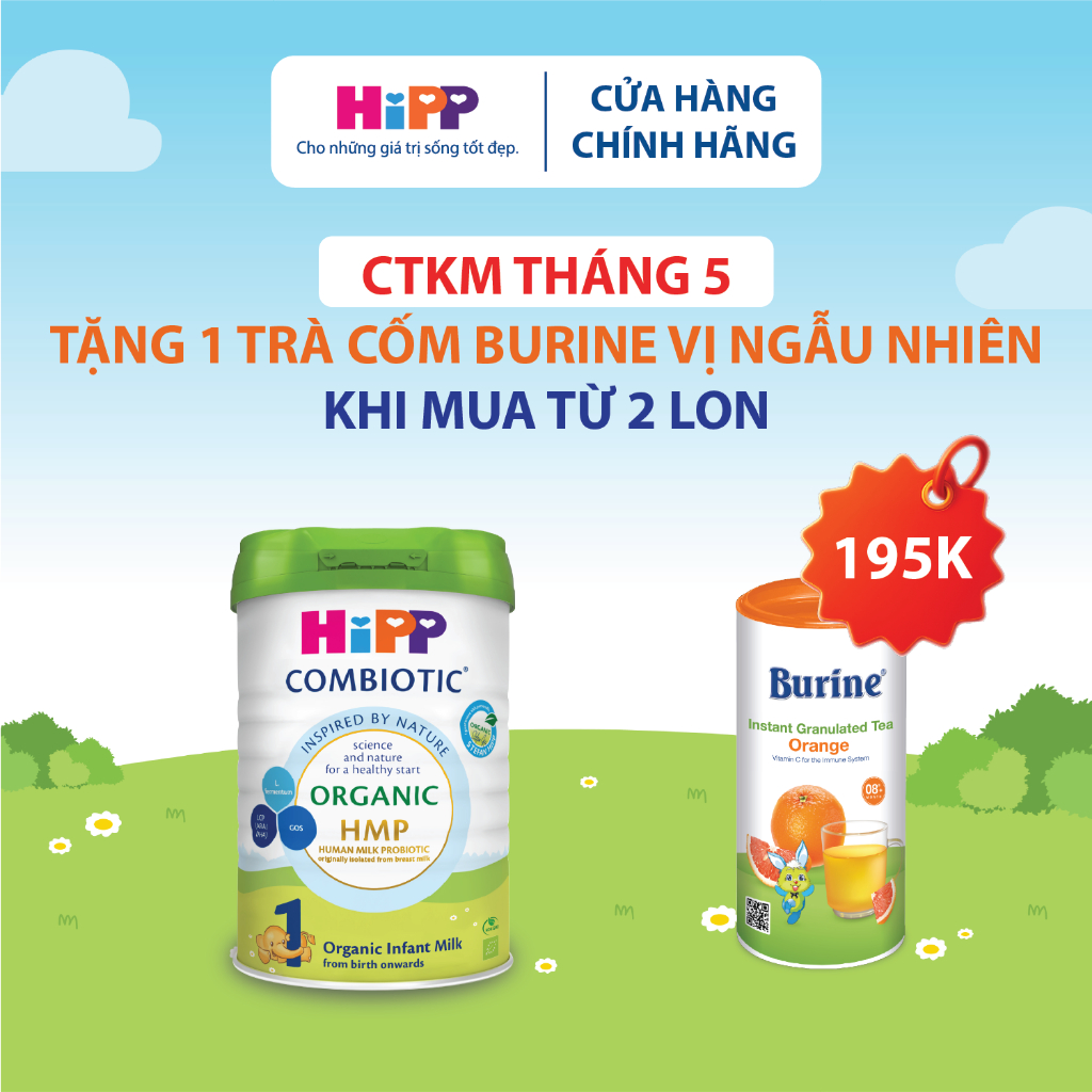 Sữa bột công thức HiPP 1 Organic Combiotic 800g (1 Lon)
