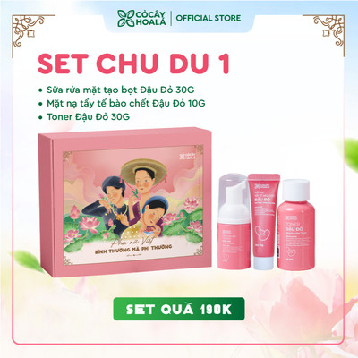 [HỎA TỐC] Set Quà Chu Du 190K Travel size tiện lợi nhỏ gọn đựng mỹ phẩm Cỏ Cây Hoa Lá