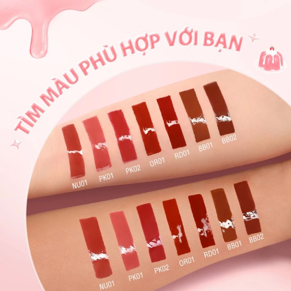 Ảnh 5 của Son PINKFLASH #MyGlossyLips Watery Glow dưỡng ẩm, làm đẹp diện mạo, ngọt ngào và rạng rỡ.