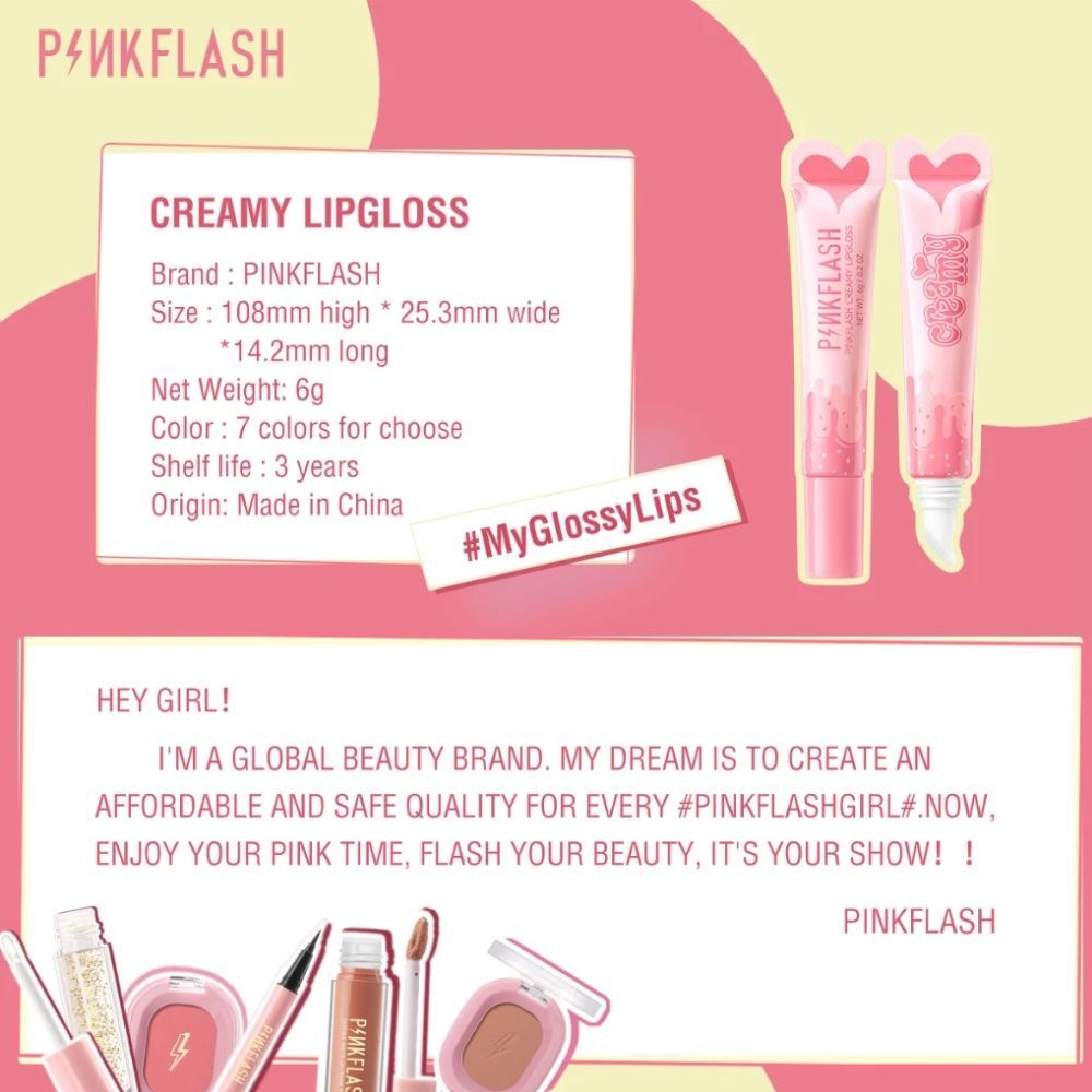 Ảnh 8 của Son PINKFLASH #MyGlossyLips Watery Glow dưỡng ẩm, làm đẹp diện mạo, ngọt ngào và rạng rỡ.