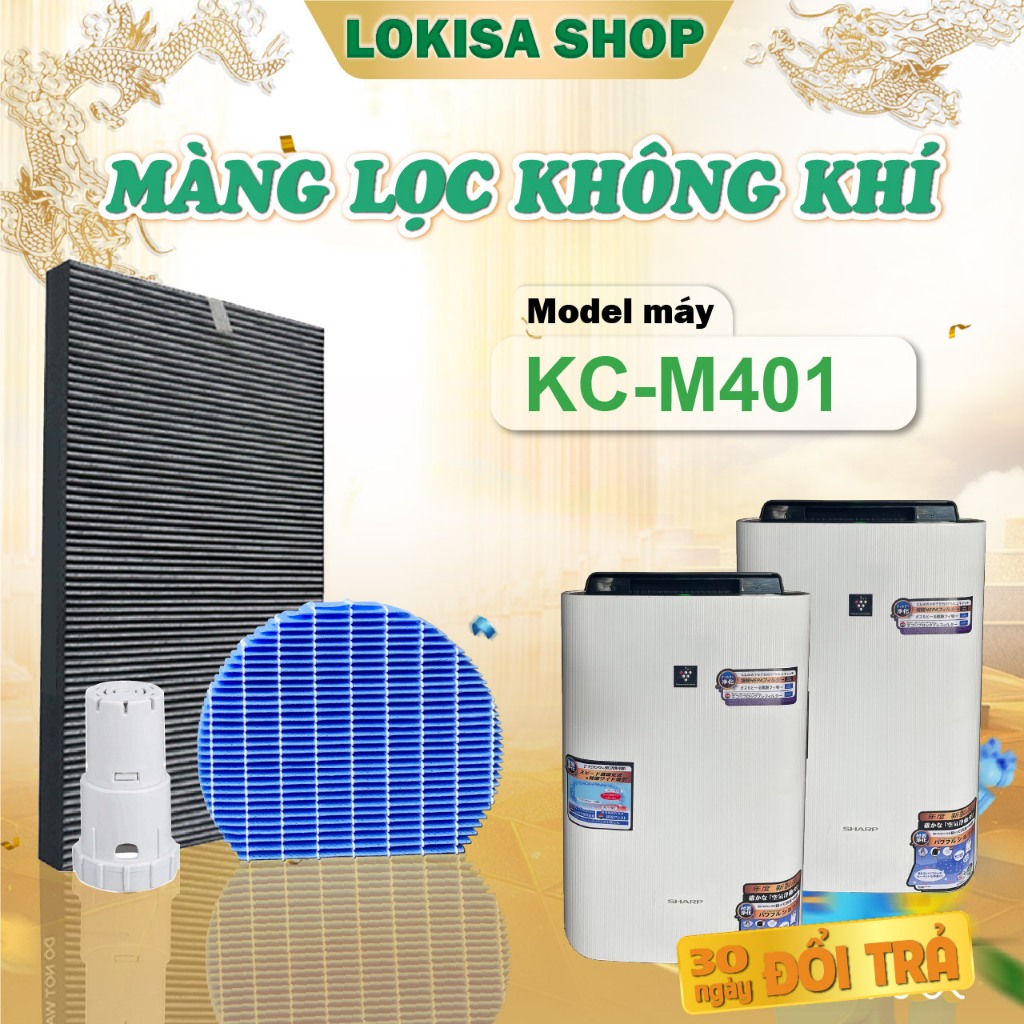 Màng lọc không khí thay thế tương thích Sharp KC-M401 - Màng hepa thay thế cho máy lọc không khí KC-