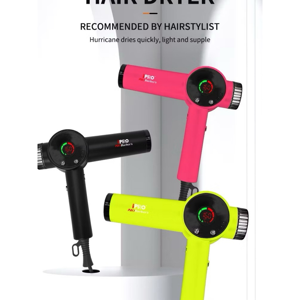 [iPRO Official] Máy Sấy Tóc  IPRO PROBarber's V19 Sấy Khô Nhanh, Bảo Vệ Tóc cao cấp