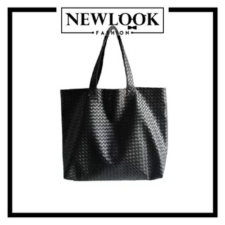 ★ TÚI TOTE NAM NỮ ĐEO VAI DA PU HỌA TIẾT ĐAN THỜI TRANG FORM LỚN ĐỰNG A4 LAPTOP (43 x 37 x 9cm)