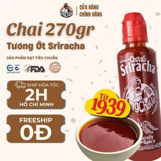 Tương Ớt Chitas Sriracha thương hiệu Ông Chà Và 270gr - Hàng Chính Hãng