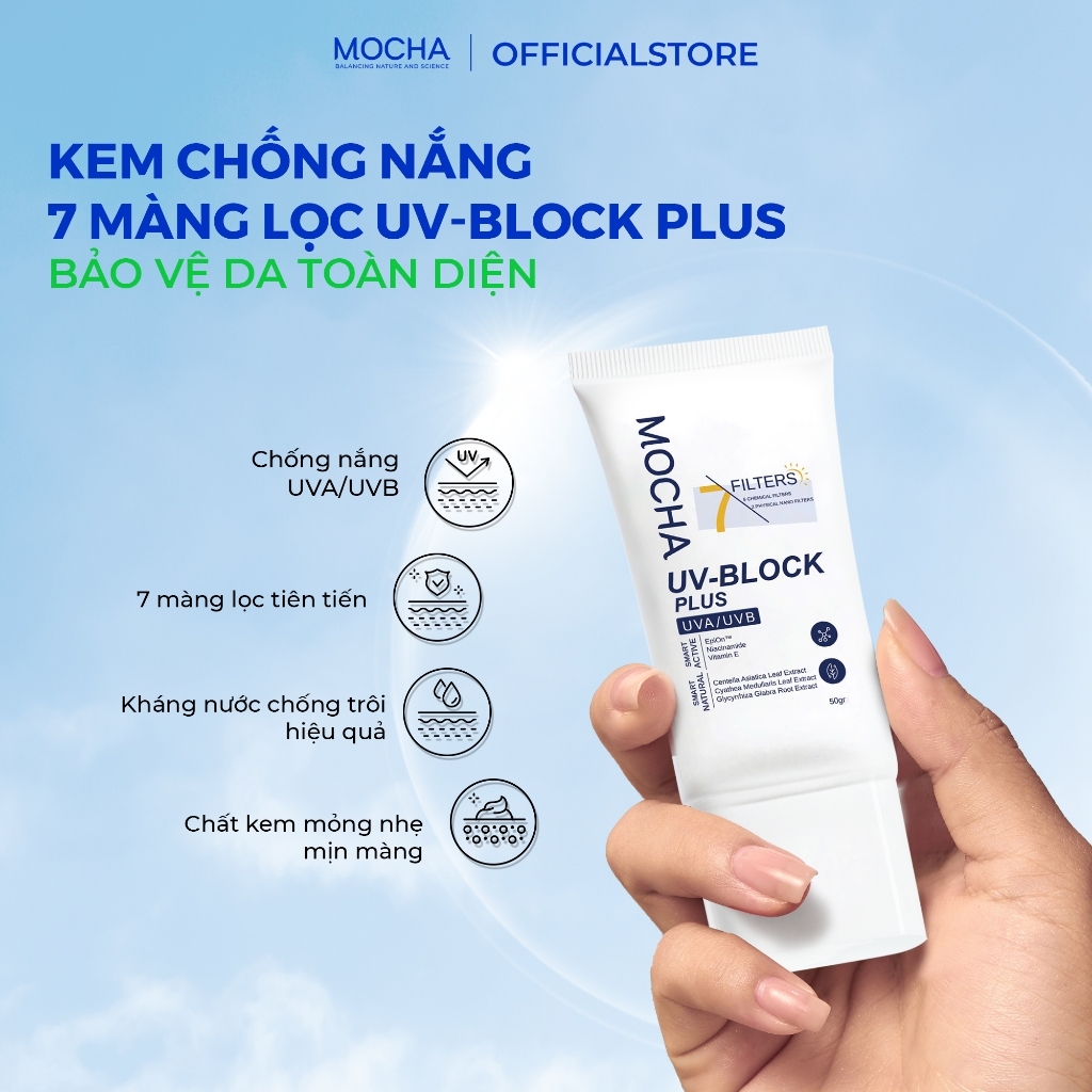 Kem Chống Nắng Mocha Chính Hãng 50g