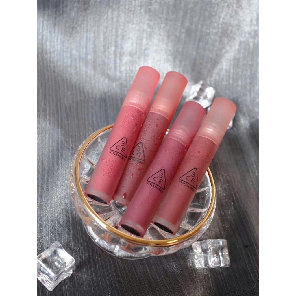 Son Kem Lì 3CE Blur Water Tint Laydown, Sepia, Pink Guava