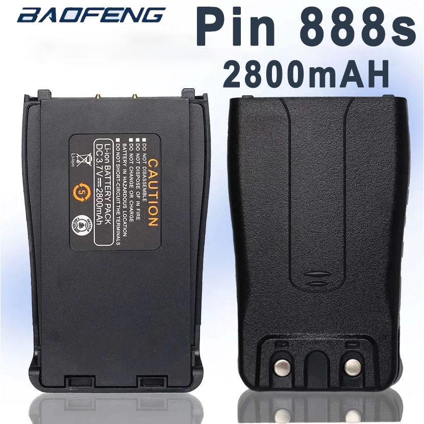 Pin lẻ bộ đàm Baofeng BF- 888S Phụ kiện Đế sạc cho bộ đàm Baofeng dòng BF-888S BF-666S - Đen