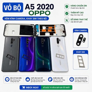 Vỏ Bộ A5 2020 /A9 2020 Oppo,kèm khay sim , kính camera
