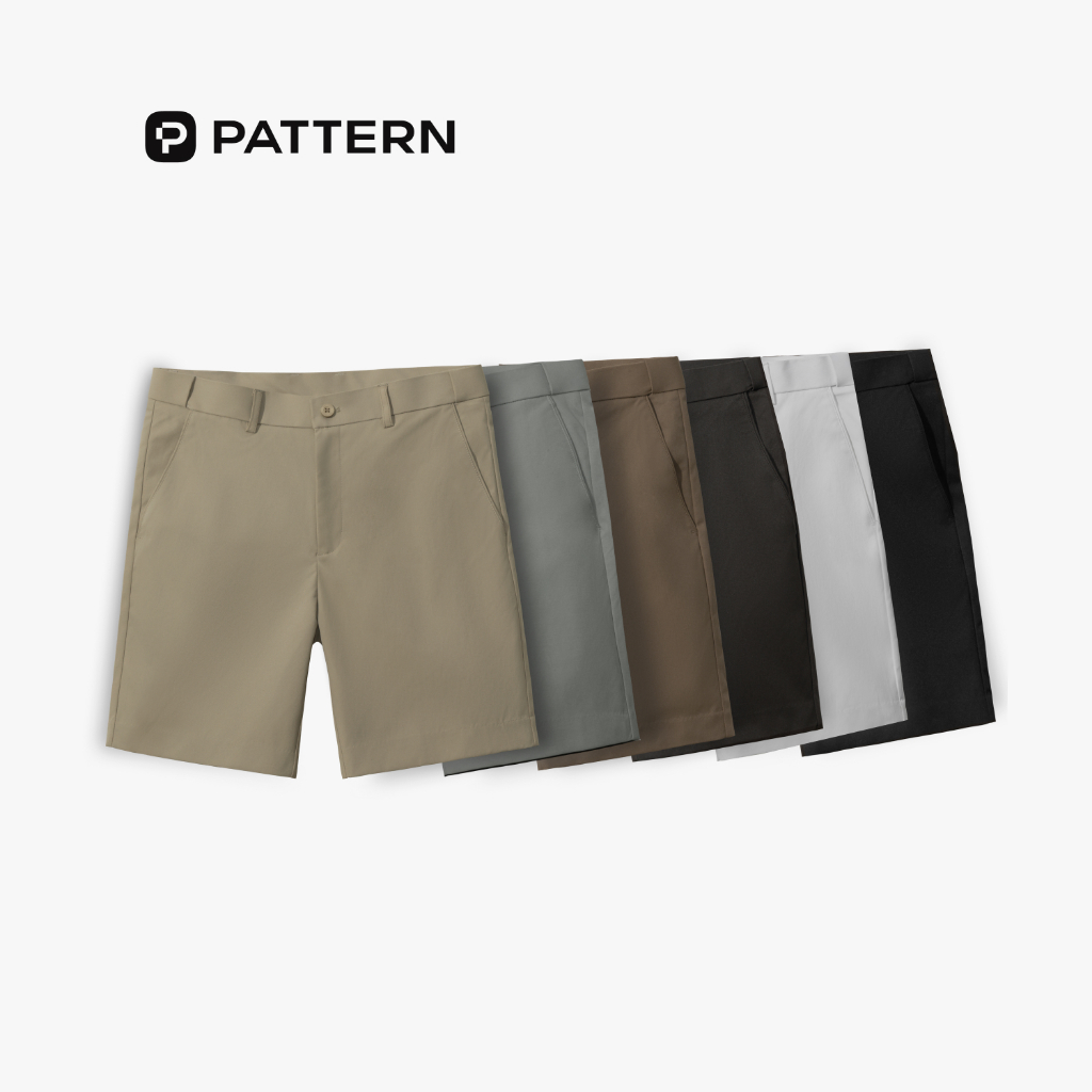 Quần Short kaki smart-tab Pattern Quần Đùi Nam Premium PQ048
