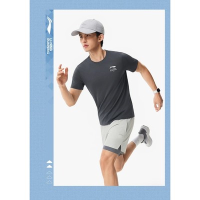 Áo T-shirt Thể Thao (4 màu) Nhanh Khô, Thoáng Khí Li-Ning Chạy bộ/Running ATSW137-1V, -2V, -3V, -5V
