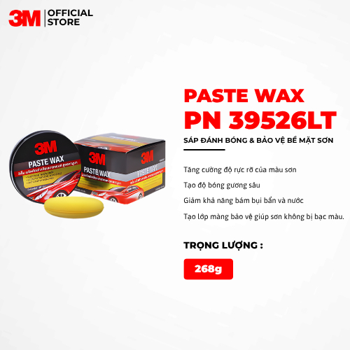 Sáp Đánh Bóng Sơn 3M Paste Wax PN39526LT