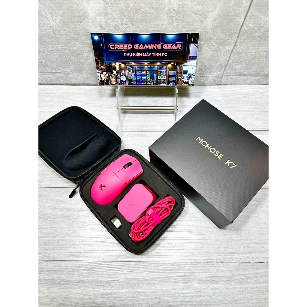Chuột không dây Gaming Mchose K7 Ultra | PAW3950 Ultra | 8K Polling Rate Chính hãng