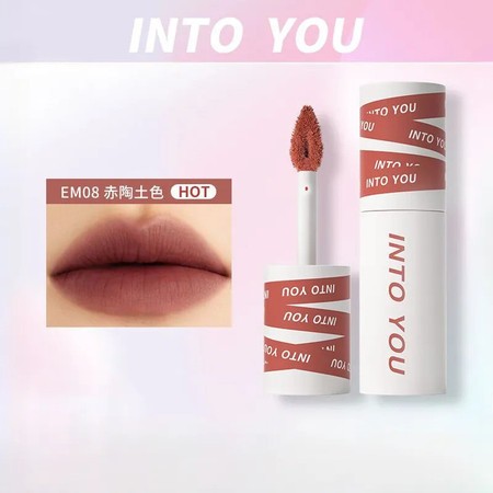 Son Bùn Nữ Chính INTO YOU son môi Lì Mịn Son Trang Điểm Che Khuyết Điểm Môi Lâu Trôi Không Dính Cốc 
