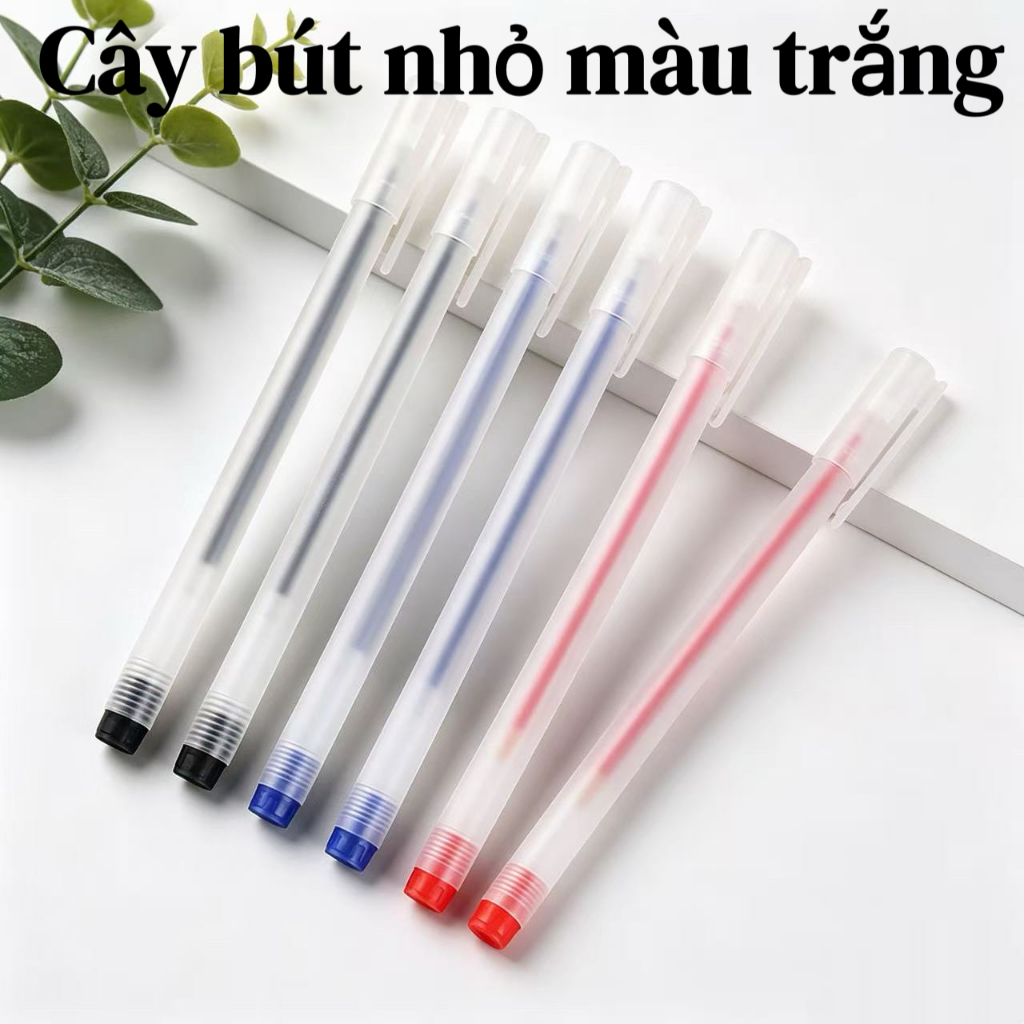 10/20/50Chiếc Bút gel viết gel bút nước đen xanh đỏ mực khô nhanh ngòi 0,5mm bút gel đen mực