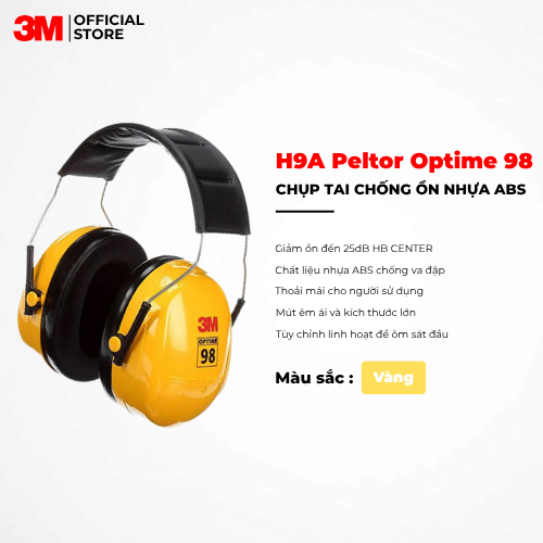 Chụp Tai Chống Ồn Đeo Qua Đầu 3M H9A