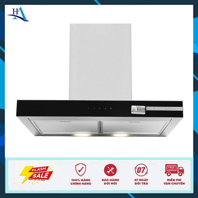 Máy hút mùi áp tường Bosch DWB67BK61T (Free Ship Nội Thành TP.HCM-Ngoài Tỉnh Liên Hệ Shop)