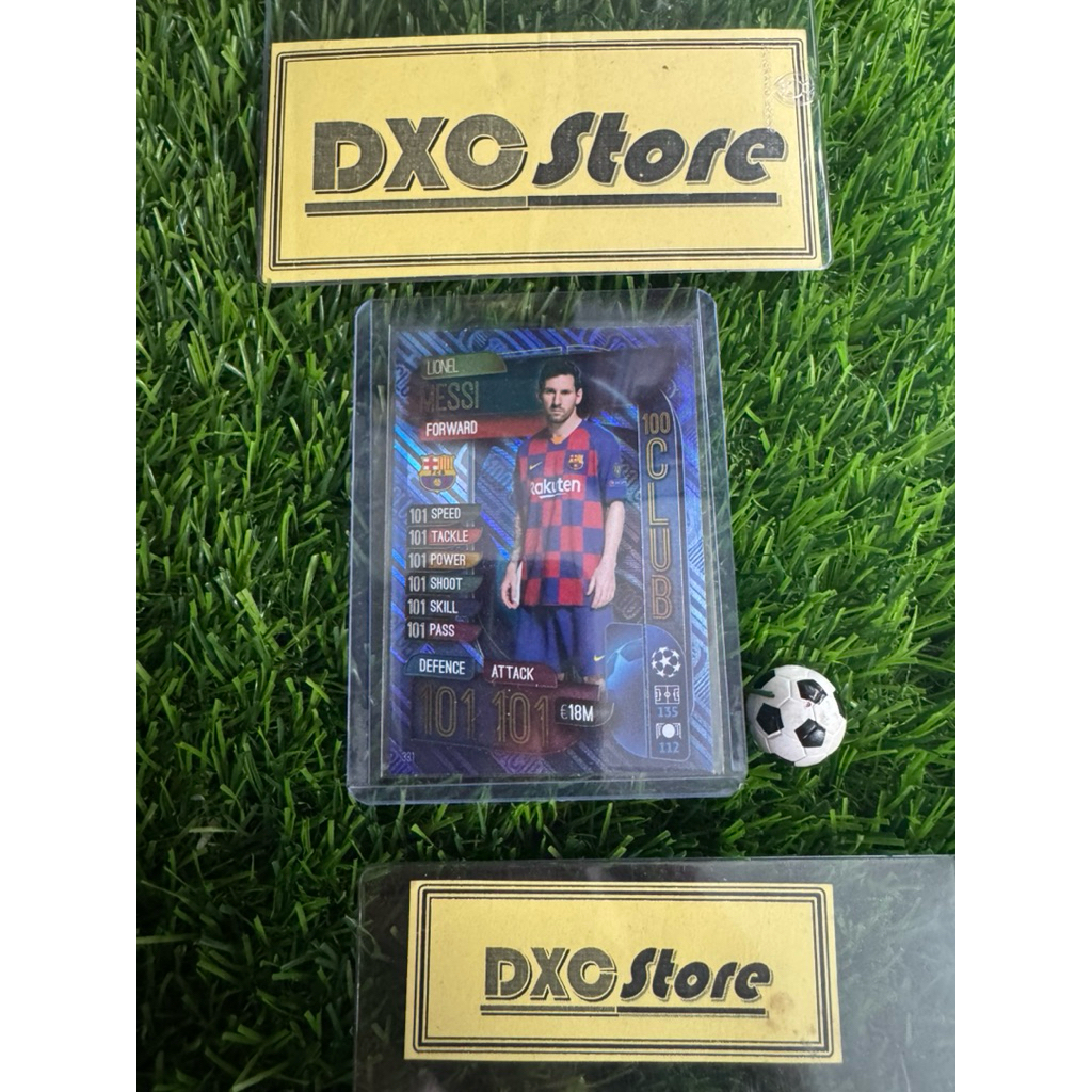 [ CHÍNH HÃNG ] - CLUB 101 - TOPPS MATCH ATTAX 2020 - LIONEL MESSI (BARCELONA)