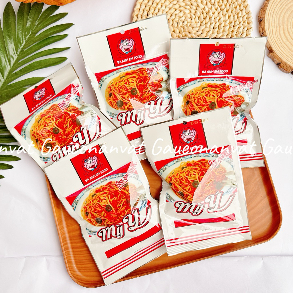 Snack Mỳ Ý Ba Anh Em Bịch 50 gói, Đồ Ăn Vặt Ba Anh Em, đồ ăn vặt cổng trường