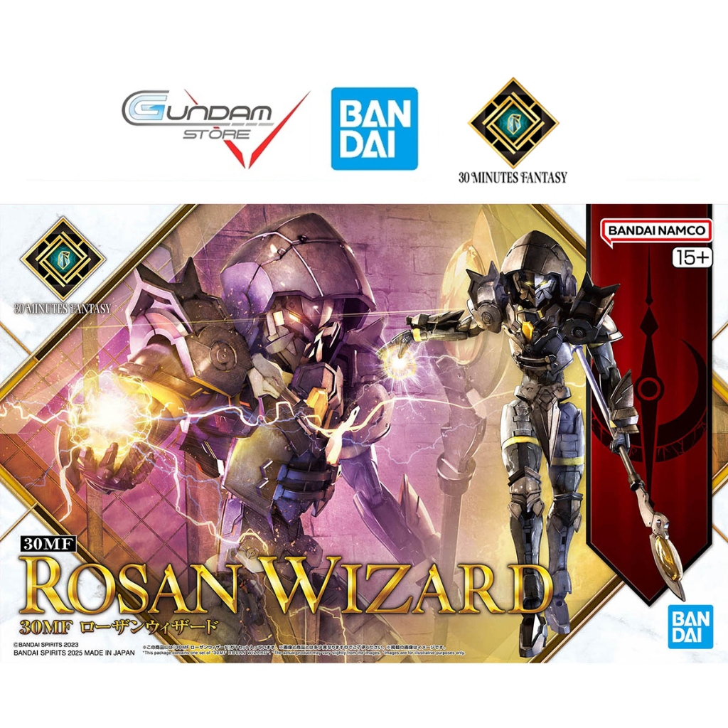 Mô Hình Lắp Ráp 30MF Rosan Wizard Bandai 30 Minutes Fantasy Chính Hãng