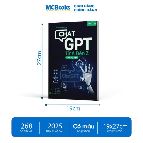 Sách - Chat GPT Từ A Đến Z Trong Một Ngày - MC