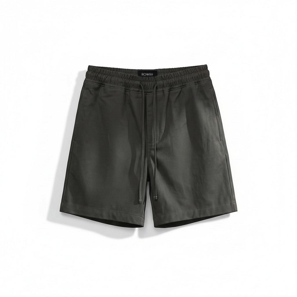 [MỞ BÁN] Quần short nam ROWAY, vải kaki cao cấp, hạn chế nhăn| Quần short kaki cạp chun ver2 | BigBuy360 - bigbuy360.vn