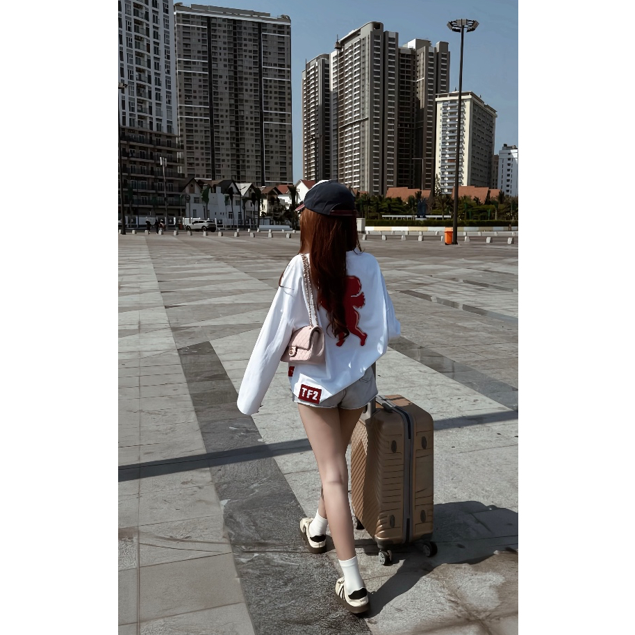 TRAFFY CUPID "who are you" - Áo Thun Tay Dài Form Oval Stargirl/Starboy Cotton 2 Chiều Unisex | BigBuy360 - bigbuy360.vn