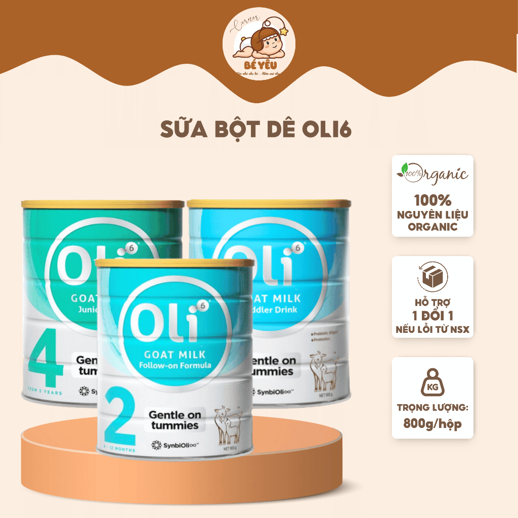 Sữa Dê Oli6 Goat Milk Infant Bổ Sung BB536 Dễ Tiêu Hóa Tăng Sức Đề Kháng Phát Triển Trí Não 800g